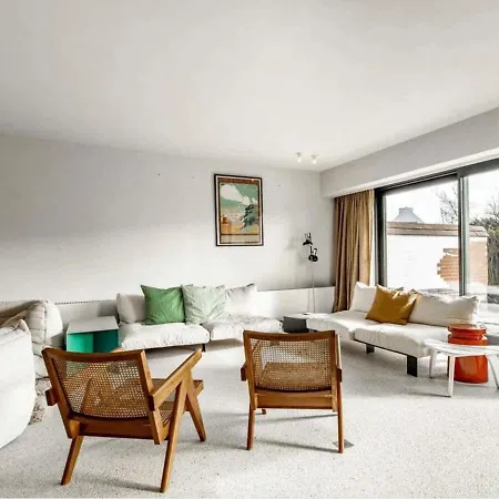 Prachtige Tuin-duplex Op Wandeldijk Knokke-zoute Апартаменты